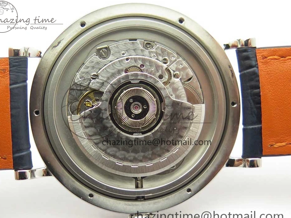 MIROTIME 0103 Portofino Automatic SS FKF 1:1 Best Edition Blue Dial on Blue Leather Strap A Cozy 7133